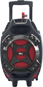 QFX PBX-61081BT/RD Portable Bluetooth tailgate speaker