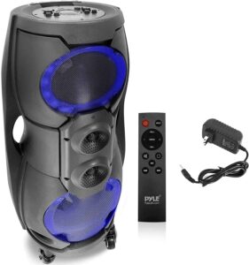 PyleUSA Portable Bluetooth PA Speaker system PPHP82LB: Best bass