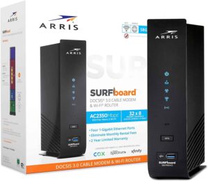 Arris Surfboard SBG7600AC2 Modem router: Best Arris modem router combo for internet plans of up to 600Mbps