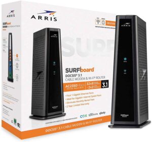Arris Surfboard SBG8300 Modem router: The best DOCSIS 3.1 modem for compatibility with most ISPs